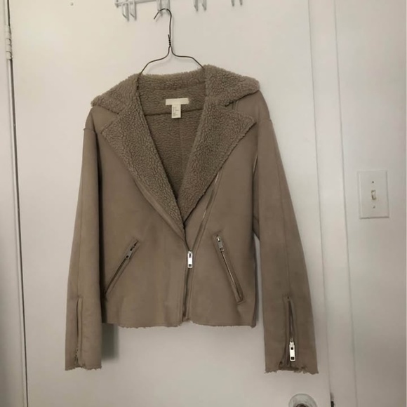 Beige H&M jacket, about XS, perfect condition - Picture 1 of 9